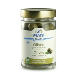 Olives vertes Amfissa BIO au naturel 180g