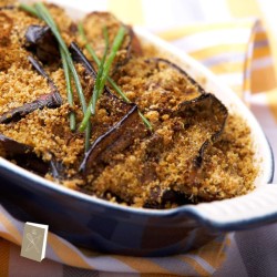 
											Gratin d'aubergines aux Kritharaki
					