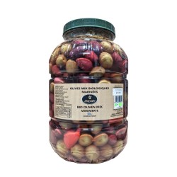 Olives de Kalamata et olives vertes pour l'apéritif