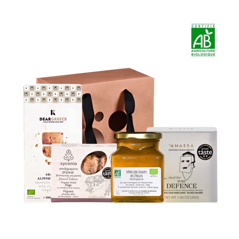 Coffret douceurs bio de Grèce