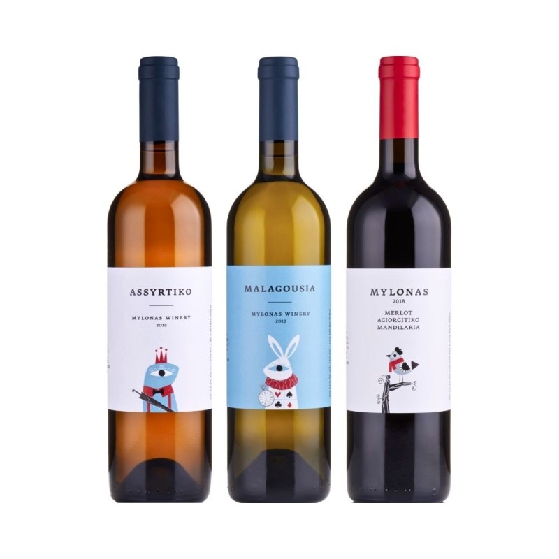 Trio de Vins Grecs - Domaine Mylonas