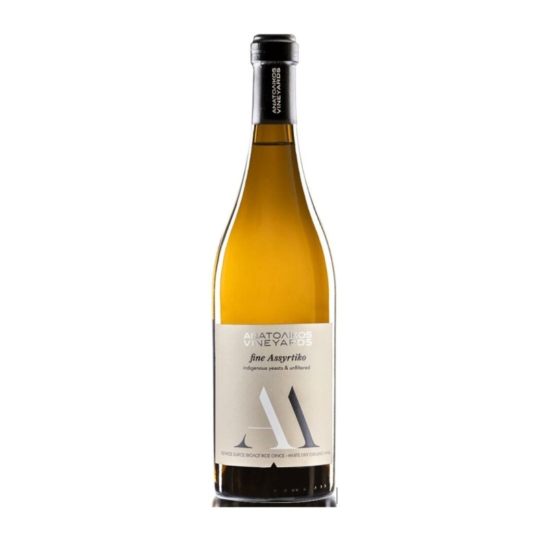 Vin blanc Assyrtiko bio