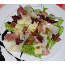 
											Salade de jambon de Parme et figues séchées au vinaigne balsamique - source : LMDC
					