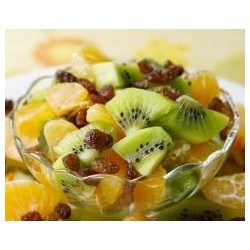 Recette de la salade de kiwis, clémentines et raisins secs -Source : cuisineaz.com